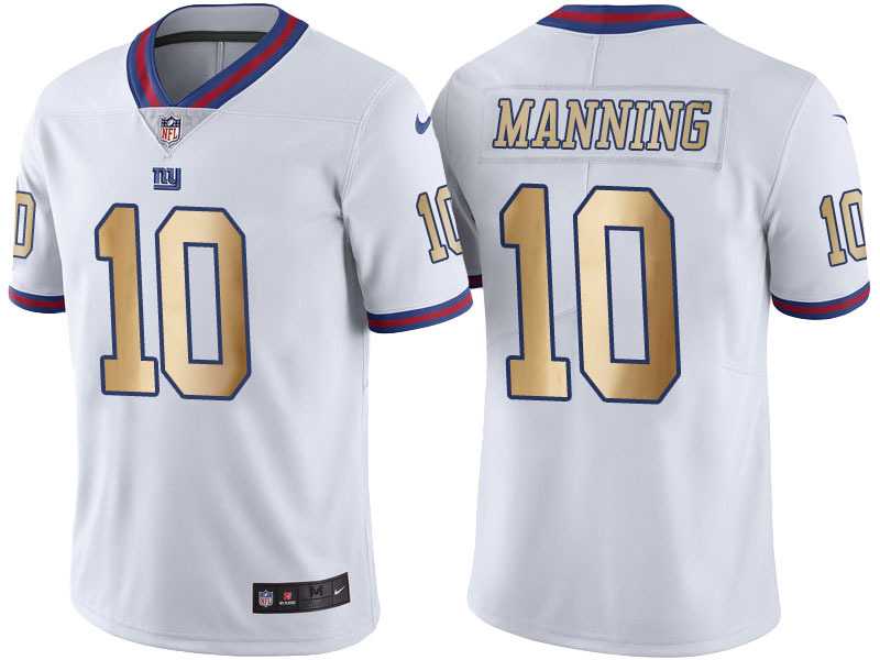 Nike Men & Women & Youth Giants 10 Eli Manning White Limited Golden Color Rush Jersey,We sell and wholesale Nike Men & Women & Youth Giants 10 Eli Manning White Limited Golden Color Rush Jersey on line form chian!